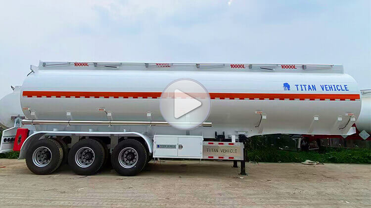 3 Axle 40000 Liters Diesel Tanker Trailer for Sale in Ghana
