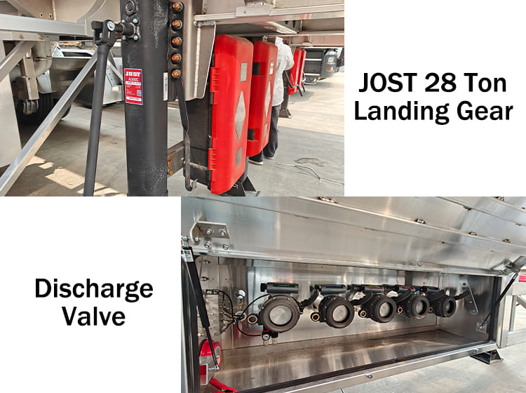 42000 Litre Aluminum Tanker Trailer for Sale in Ghana