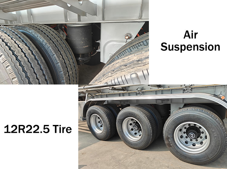 42000 Litre Aluminum Tanker Trailer for Sale in Ghana