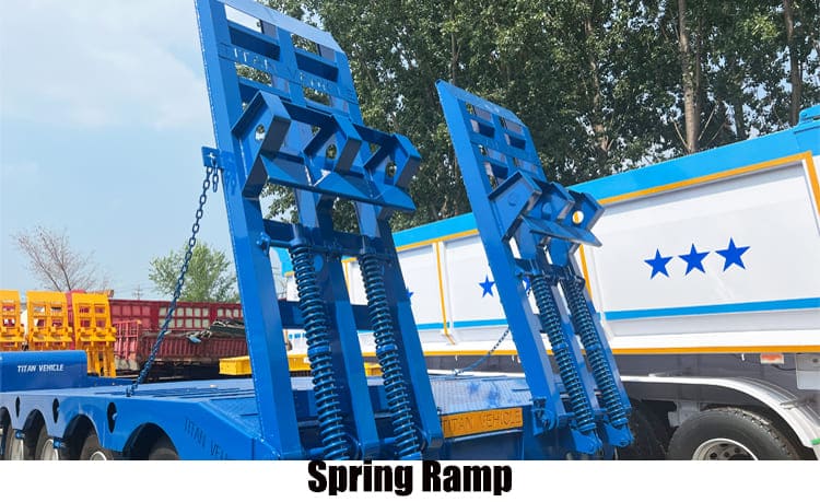 4 Axle Truck Lowbed Trailer for Sale in Ghana