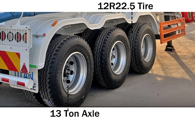 3 Axle 42CBM Cement Bulker Price for Sale in Ghana