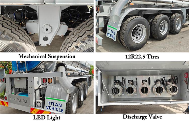 40000 Liters Stainless Steel Tanker Trailer for Sale In Ghana Tema