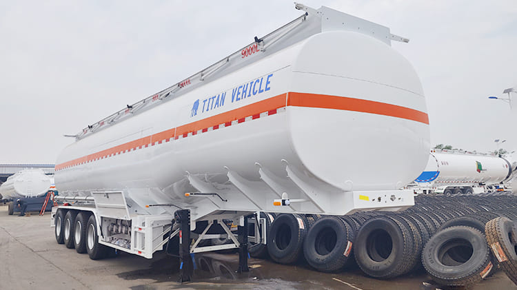 TITAN 3 Axle 54000L Diesel Fuel Tank Trailer for Sale in Ghana
