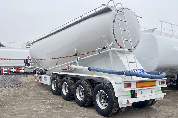 TITAN 4 Axle 50 CBM Bulk Cement Trailer for Sale in Ghana