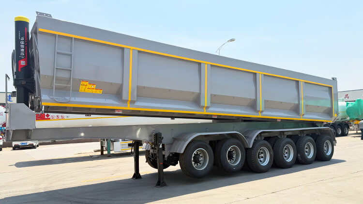 6 Axle Semi Truck Dump Trailer for Sale in Ghana