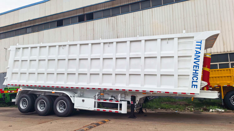 3 Axle Dump Semi Trailer for Sale in Ghana