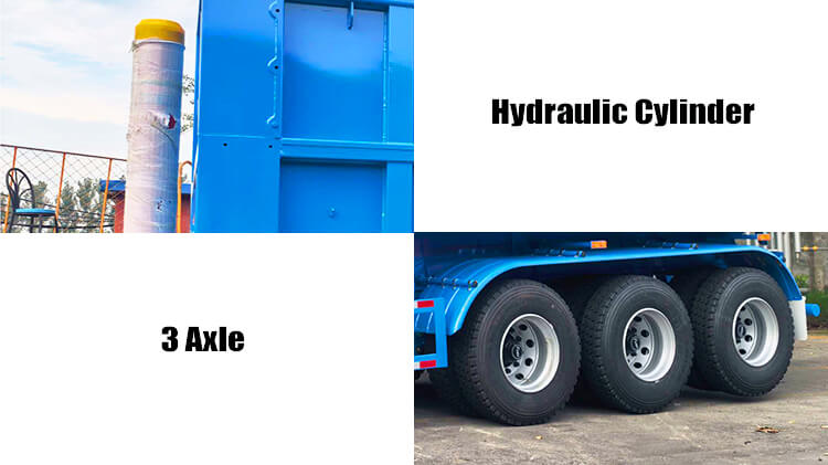 3 Axle Tipper Semi Trailer for Sale in Ghana