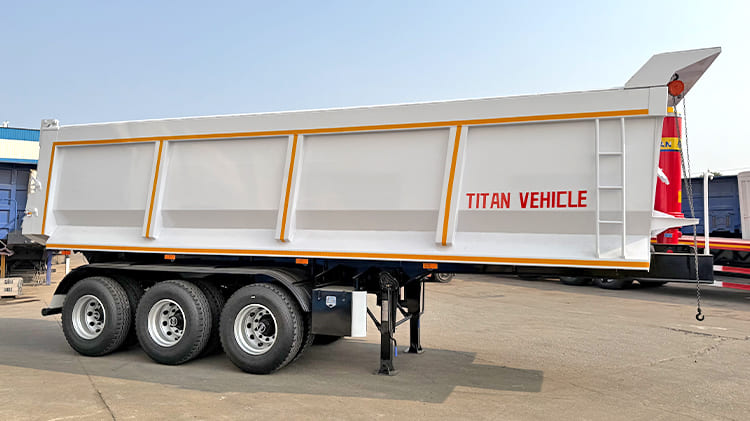3 Axle Hydraulic Dump Trailer for Sale Prices in Ghana