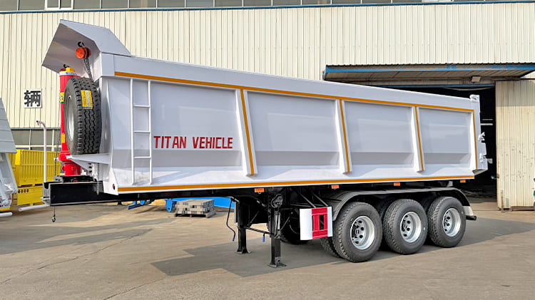 3 Axle Hydraulic Dump Trailer for Sale Prices in Ghana