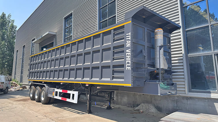 60 Ton 3 Axle Semi Tipper Trailer for Sale in Ghana