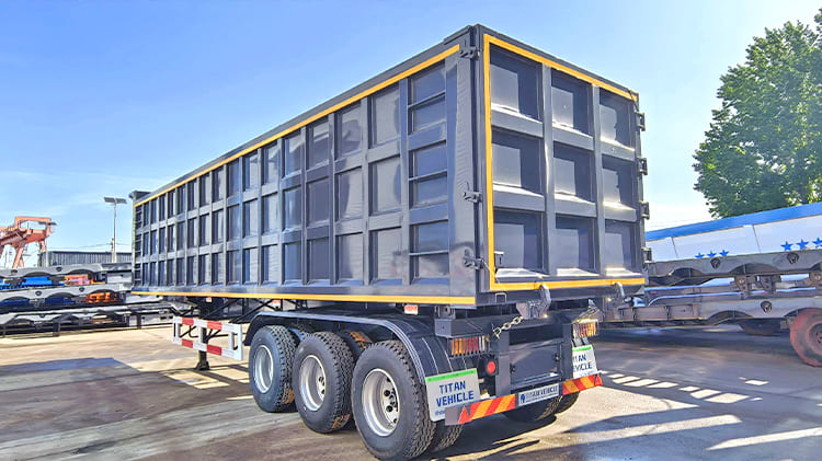 60 Ton 3 Axle Semi Tipper Trailer for Sale in Ghana