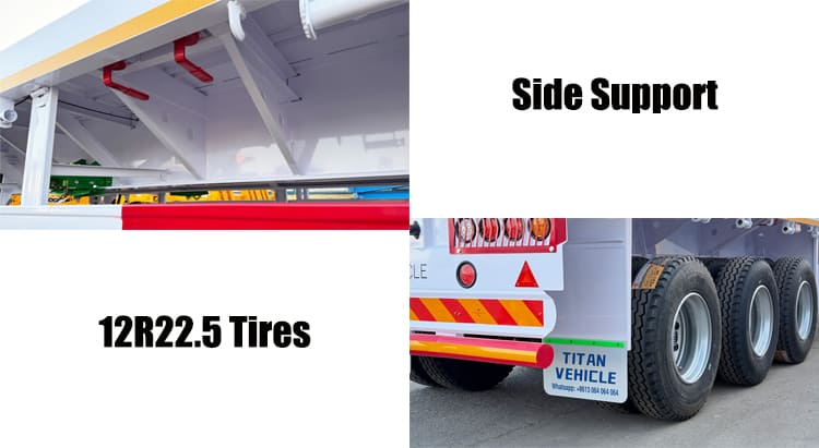 New 40 Ft Flatbed Trailer Prices for Sale in Ghana