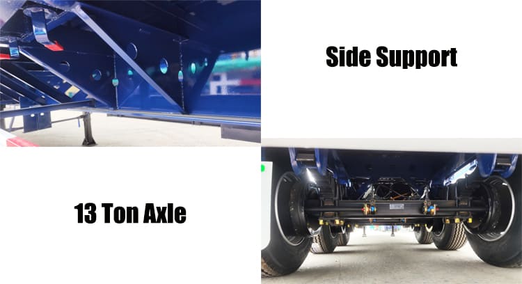 4 Axle Semi Truck Flatbed Trailer for Sale in Ghana