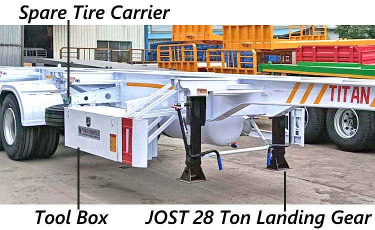 40 Foot Container Chassis for Sale in Ghana Tema