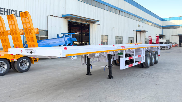 3 Axle Flatbed Trailer for Sale in Ghana
