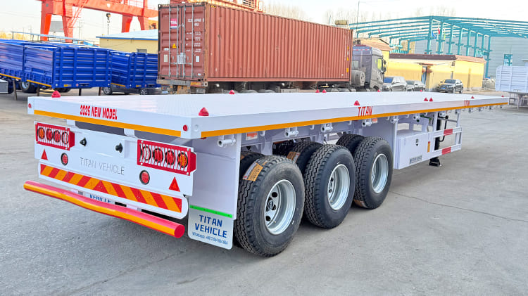 3 Axle Flatbed Trailer for Sale in Ghana