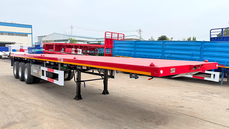 3 Axle Flatbed Semi Trailer For Sale in Ghana