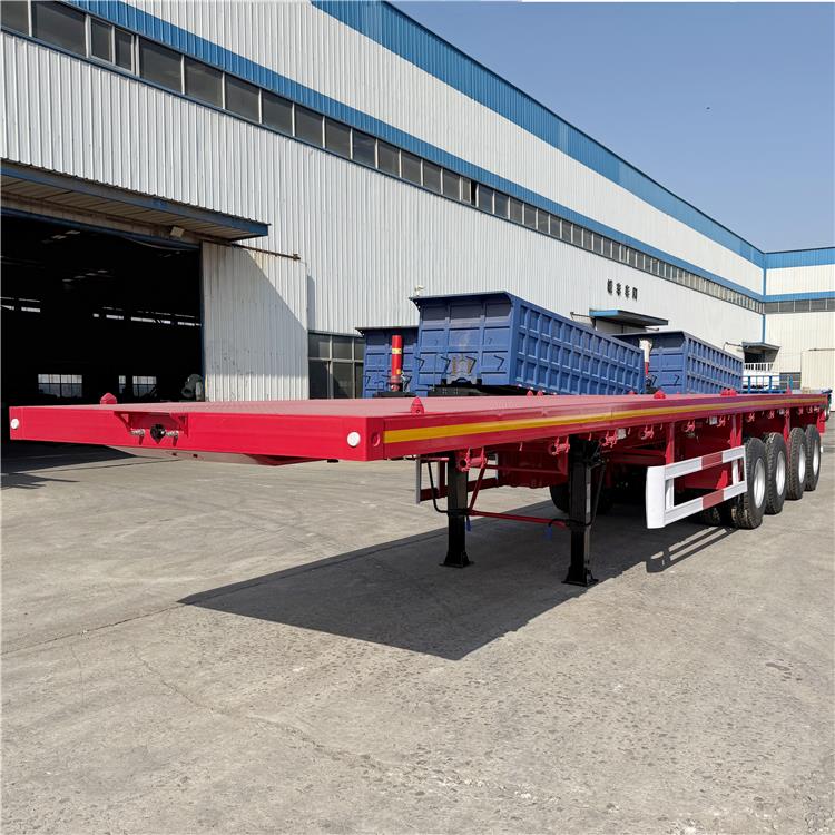 4 Axle Flatbed Container Trailer