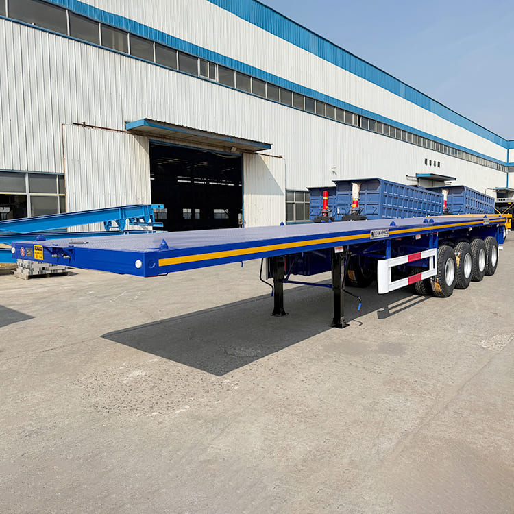 4 Axle 40 Foot Flat Bed Trailer