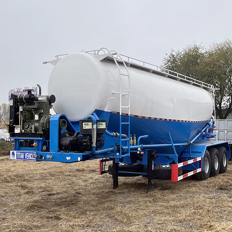 3 Axle 35 CBM Bulk Cement Tanker Trailer