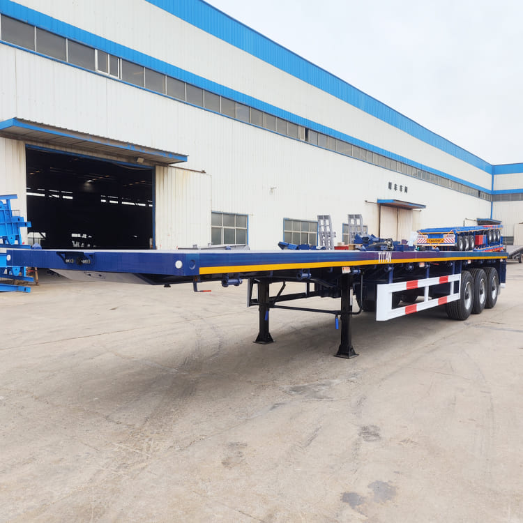 3 Axle 40 Ft Flatbed Semi Trailer