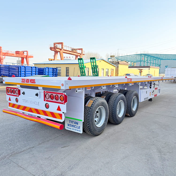 3 Axle Flatbed Trailer