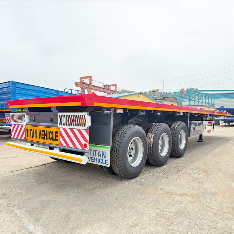 3 Axle Flatbed Semi Trailer