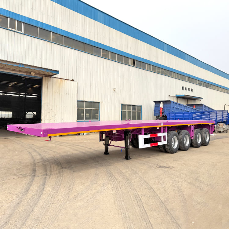 40 Ft 4 Axle Flatbed Trailer