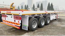 Tri Axle 40 Ft Flatbed Trailer