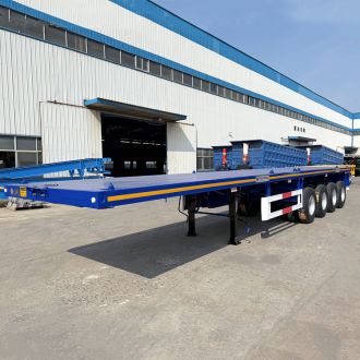 80 Ton 4 Axle Flatbed Trailer